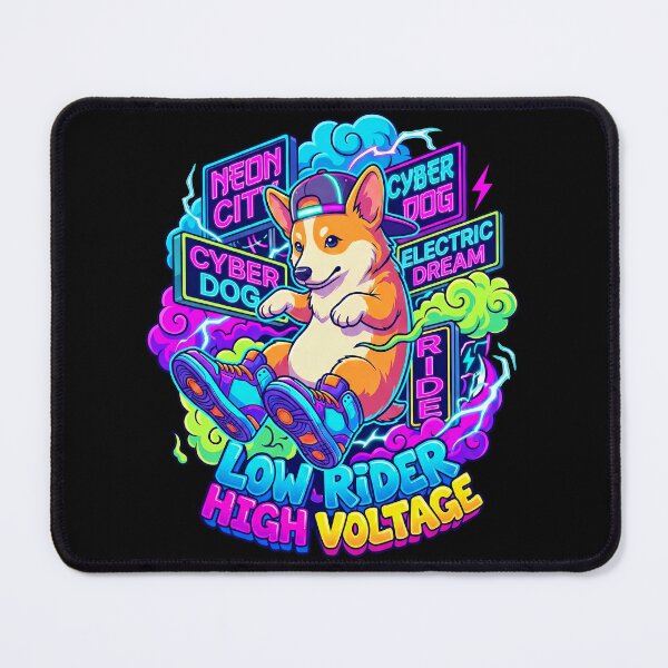 Item preview, Neon Corgi Low Rider Future City   designed and sold by Tong4130.