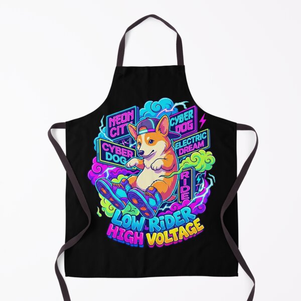 Item preview, Neon Corgi Low Rider Future City   designed and sold by Tong4130.