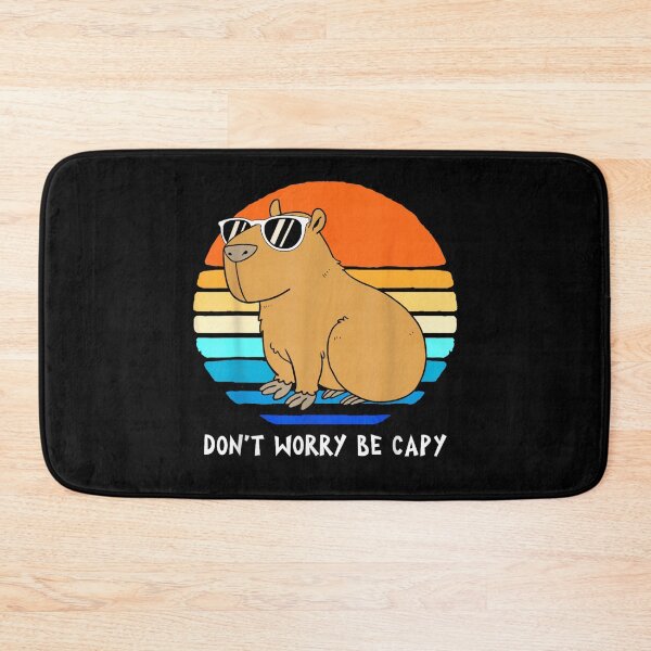 Item preview, Retro Rodent Funny Capybara Dont Be Worry Be Capy Art for Men Women Kids , Capybara Gift Lover  designed and sold by DZIRI NAJAT.