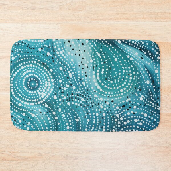 Item preview, Aboriginal Inspired Art - With Wavy Ocean and Snow designed and sold by GrinGalore.