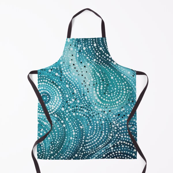 Item preview, Aboriginal Inspired Art - With Wavy Ocean and Snow designed and sold by GrinGalore.