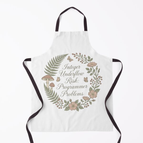 Item preview, Integer Underflow Risk Programmer Problems Botanical Elegant designed and sold by anass002.