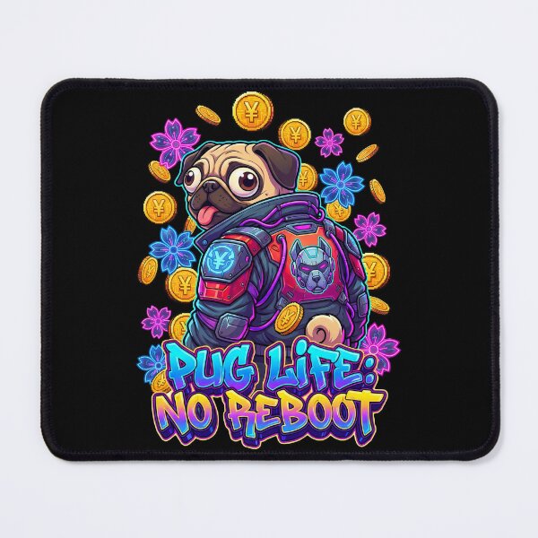Item preview, Pug Life Cyber Samurai Gold Coin designed and sold by Tong4130.