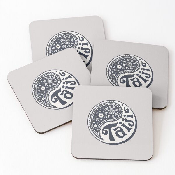 Item preview, Taiji Paisley Symbol Typography Fusion designed and sold by trepiu.
