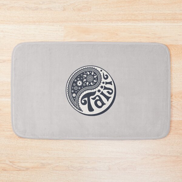 Item preview, Taiji Paisley Symbol Typography Fusion designed and sold by trepiu.