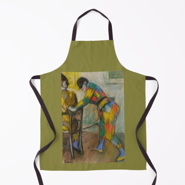 Item preview, Two Harlequins by Edgar Degas: Impressionist Pastel Fine Art Poster designed and sold by artofuniverse.