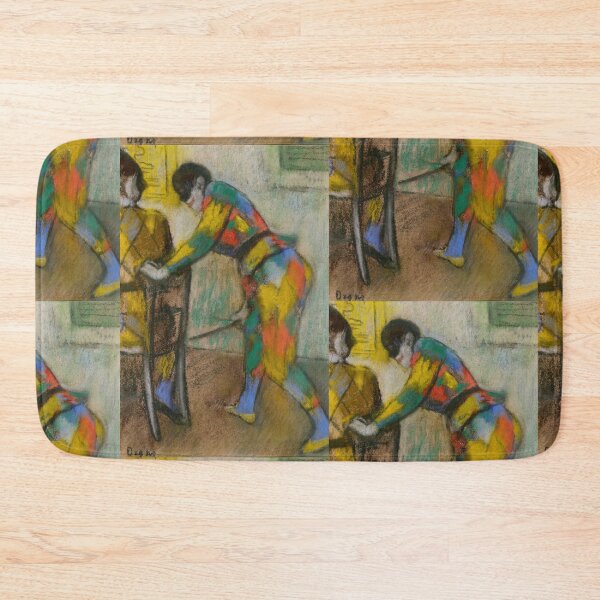 Item preview, Two Harlequins by Edgar Degas: Impressionist Pastel Fine Art Poster designed and sold by artofuniverse.