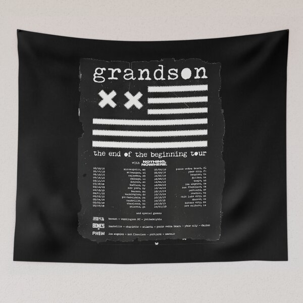 Item preview, Grandson Band Tour The End Of The Beginning Tour Nothing With Nowhere  designed and sold by SHARK design.