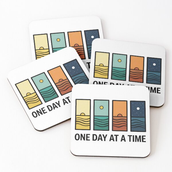 Item preview, One Day At a Time Mental Health Reminder designed and sold by Blok45.