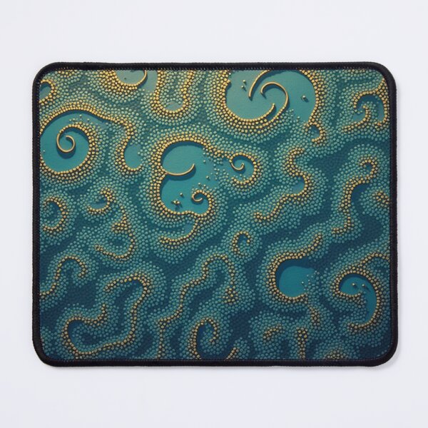 Item preview, Aboriginal Inspired Art - Ocean Swirls designed and sold by GrinGalore.