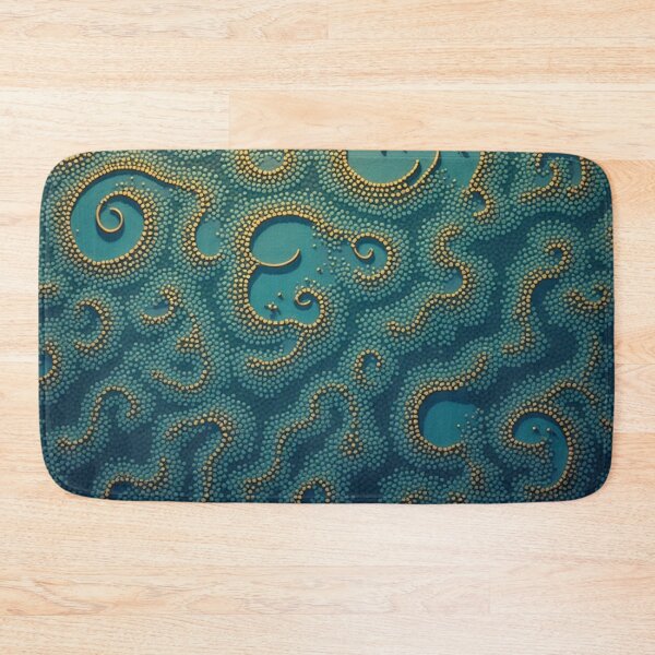 Item preview, Arte de inspiración aborigen: remolinos oceánicos designed and sold by GrinGalore.