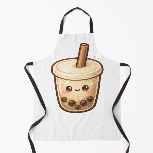 Item preview, Kawaii Milk Tea Bubble Tea Character designed and sold by Noova Studio.