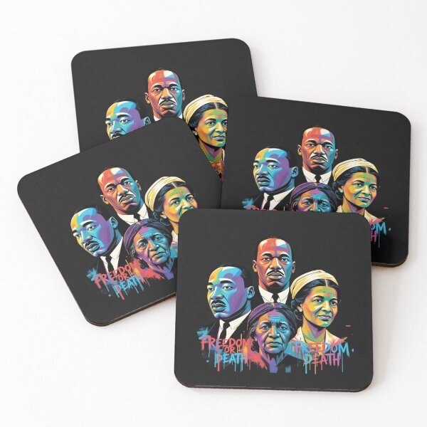 Item preview, Iconic Black History Leaders Freedom Over Death designed and sold by GrumpySableye.