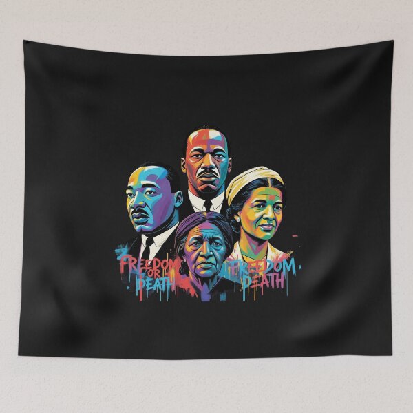 Item preview, Iconic Black History Leaders Freedom Over Death designed and sold by GrumpySableye.