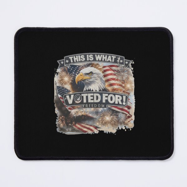Item preview, This Is What I Voted For – Freedom Patriotic Eagle Artwork designed and sold by Evaevonechi.