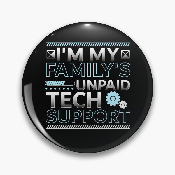 Item preview, Funny I'm My Family's Unpaid Tech Support designed and sold by herbwaters.