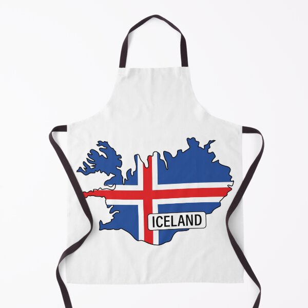 Item preview, ICELAND Flag Map designed and sold by LOVE, AMY.