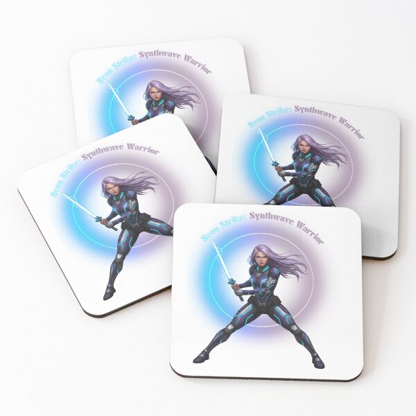 Item preview, Neon Strike: Synthwave Warrior designed and sold by Lavender-Kitty.