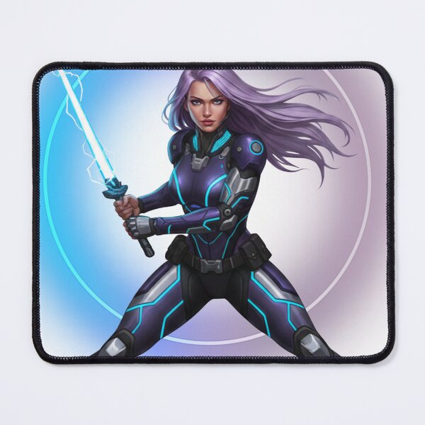 Item preview, Neon Strike: Synthwave Warrior designed and sold by Lavender-Kitty.