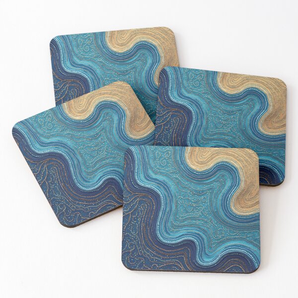 Item preview, Aboriginal Inspired Art - Bay designed and sold by GrinGalore.