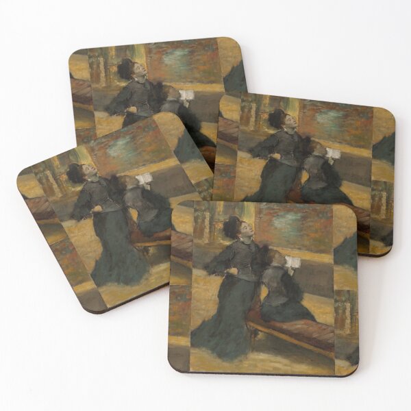 Item preview, Visit to a Museum by Edgar Degas: Impressionist Theater Scene Poster designed and sold by artofuniverse.