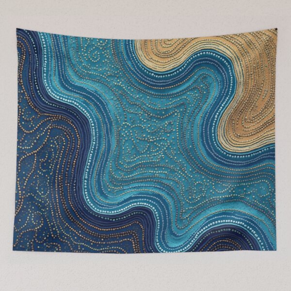 Item preview, Aboriginal Inspired Art - Bay designed and sold by GrinGalore.