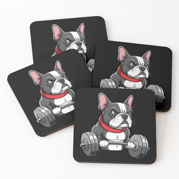 Item preview, French Bulldog Weightlifting Funny Deadlift Men Fitness Gym designed and sold by OlakunleOloroz.