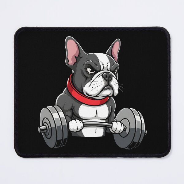 Item preview, French Bulldog Weightlifting Funny Deadlift Men Fitness Gym designed and sold by OlakunleOloroz.