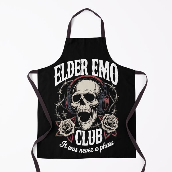 Item preview, Elder Emo Club It Was Never A Phase Tshirt designed and sold by Jacky-Design.