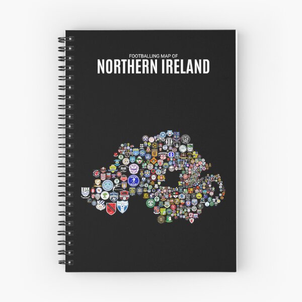 Item preview, Mens Footballing Map of Northern Ireland designed and sold by Footy-Maps.