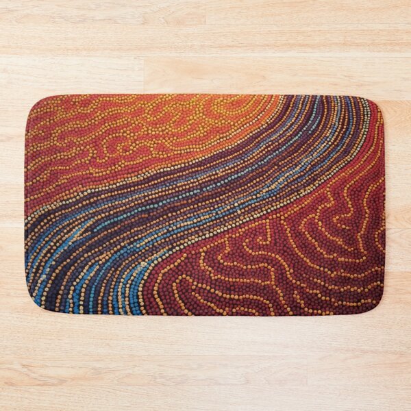 Item preview, Arte de inspiración aborigen: flujo caliente a través de lava designed and sold by GrinGalore.