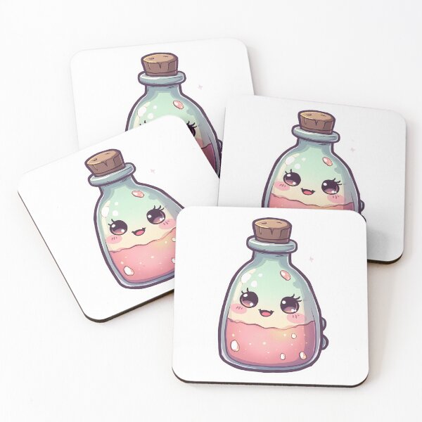 Item preview, Cute Magic Potion Buddy – Cozy Spooky Kawaii Fantasy Art designed and sold by santi-ia.
