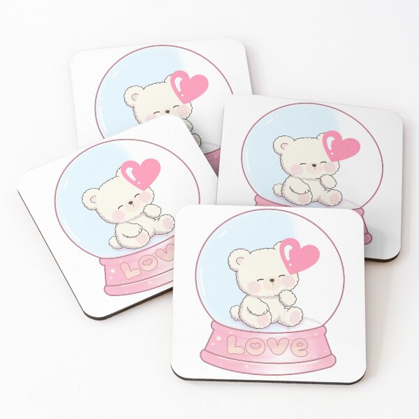 Item preview, Valentine Ballon Snow Globe Bear Pattern designed and sold by AmaiDream.