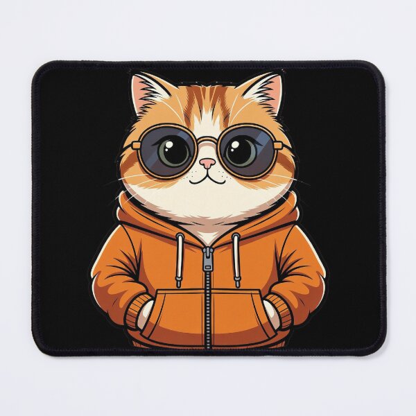 Item preview, Cool Chubby Cat in Hoodie designed and sold by Jagruti_Artzone.