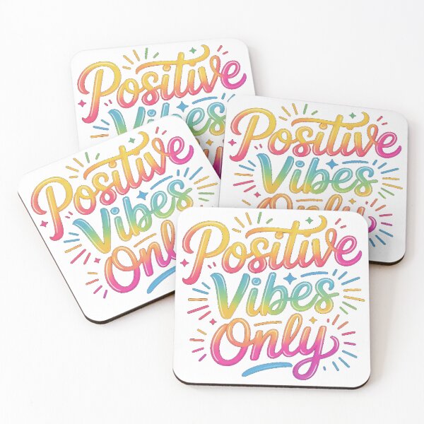Item preview, Positive Vibes Only – Colorful Typography Quote designed and sold by positive vibes.