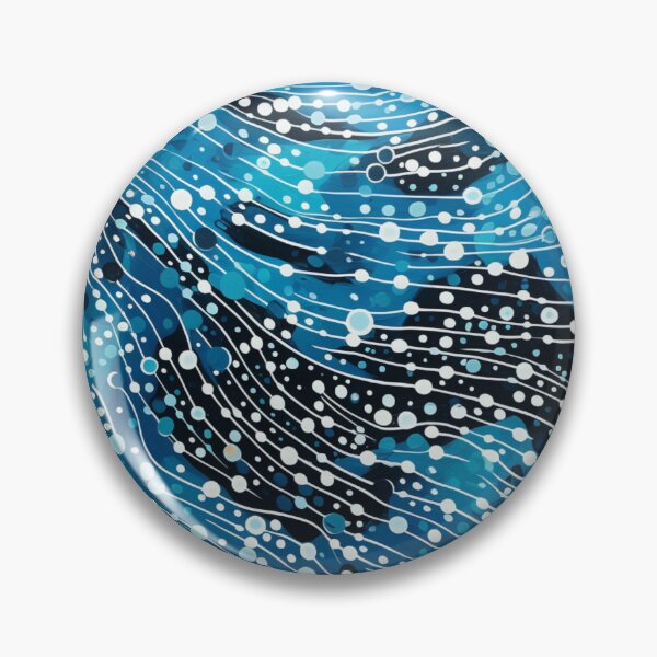 Item preview, Arte de inspiración aborigen: invierno con fuertes nevadas designed and sold by GrinGalore.