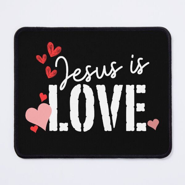 Item preview, Jesus Is Love – Christian Faith and Inspiration Typography Design designed and sold by MoriaStore.