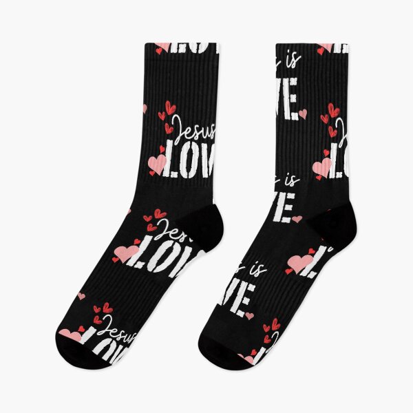 Item preview, Jesus Is Love – Christian Faith and Inspiration Typography Design designed and sold by MoriaStore.