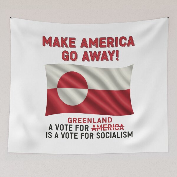 Item preview, Make America Go Away Greenland Is Not For Sale Denmark Solidarity designed and sold by Star3NowForMe.