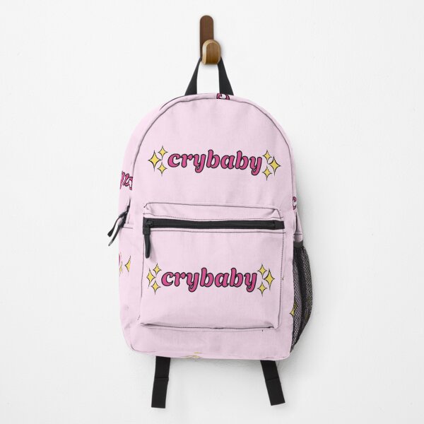 Artikelvorschau, Crybaby – Niedlicher rosa Typografie-Aufkleber mit Sternen entworfen und verkauft von joleyjl.