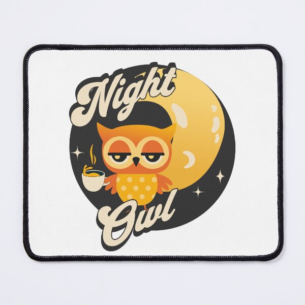 Item preview, Night Owl Club – Orange Edition designed and sold by Retro Callback.