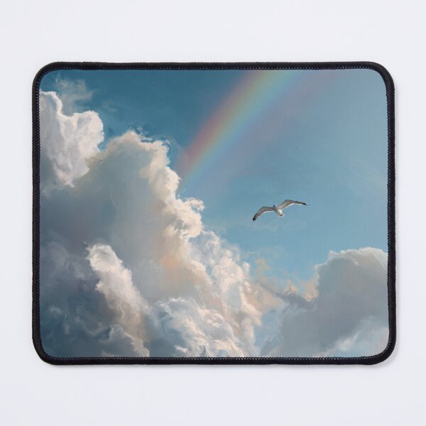 Item preview, Clouds with a rainbow designed and sold by ArtfulPlay.