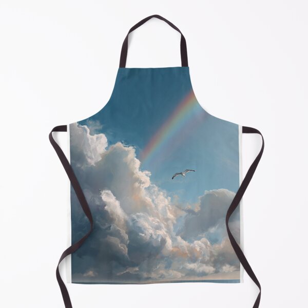 Item preview, Clouds with a rainbow designed and sold by ArtfulPlay.