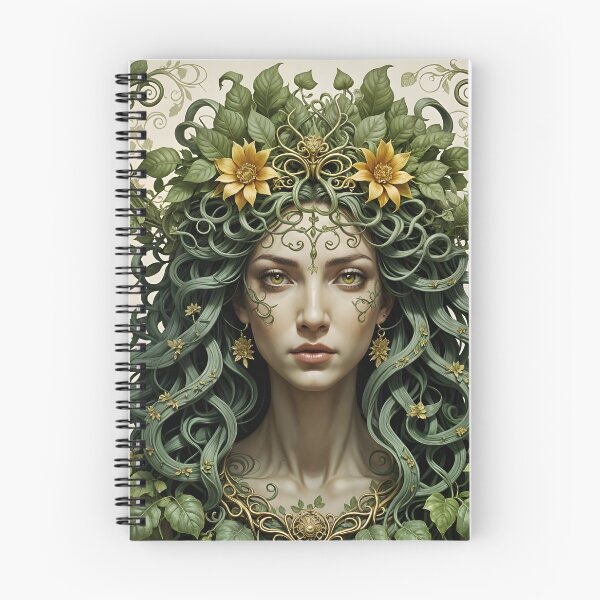 Item preview, Green Medusa - Master of creepers and vines designed and sold by ShaDeS-AI-Art.
