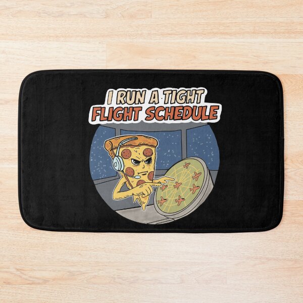 Item preview, Funny Pizza Air Traffic Controller - I Run A Tight Flight Schedule Pun designed and sold by Popstudio85.