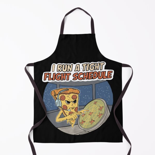 Item preview, Funny Pizza Air Traffic Controller - I Run A Tight Flight Schedule Pun designed and sold by Popstudio85.