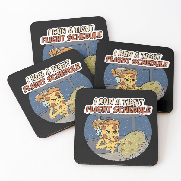 Item preview, Funny Pizza Air Traffic Controller - I Run A Tight Flight Schedule Pun designed and sold by Popstudio85.