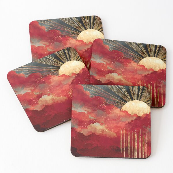 Item preview, Red Clouds and Golden Sun Art designed and sold by Pir8prints.