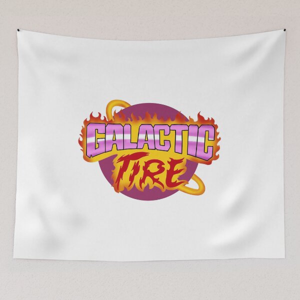Item preview, Galactic Fire Retro Flame Typography designed and sold by WFHello.