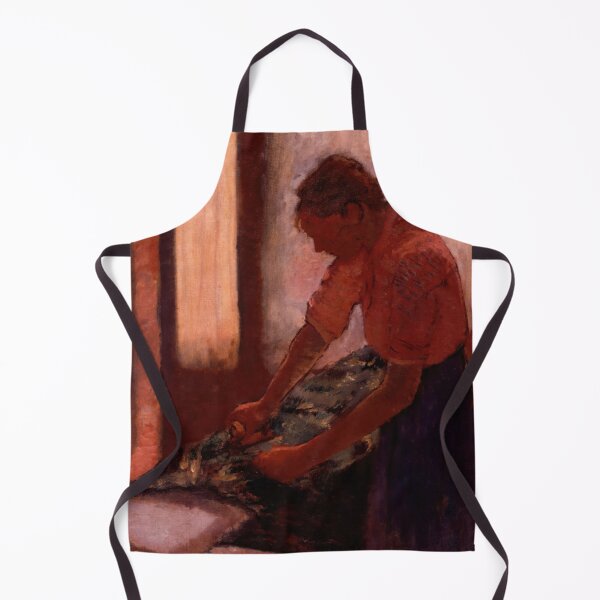 Item preview, Woman Ironing by Edgar Degas: Impressionist Interior Fine Art Print designed and sold by artofuniverse.